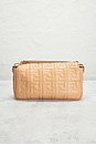 view 3 of 10 Fendi FF Embossed Baguette Shoulder Bag in Beige