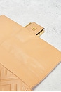 view 7 of 10 Fendi FF Embossed Baguette Shoulder Bag in Beige