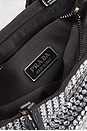 view 6 of 10 Prada Crystal Embellished Satin Tote Bag in Silver