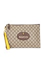 view 1 of 9 Gucci Neo Vintage Zip Pouch in Beige