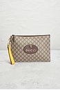 view 2 of 9 Gucci Neo Vintage Zip Pouch in Beige