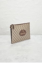 view 4 of 9 Gucci Neo Vintage Zip Pouch in Beige