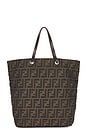 view 1 of 10 Fendi Zucca Tote Bag in Brown