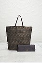 view 10 of 10 Fendi Zucca Tote Bag in Brown