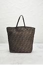 view 3 of 10 Fendi Zucca Tote Bag in Brown