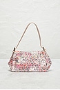 view 3 of 10 Fendi Floral Zucchino Baguette Shoulder Bag in Multi