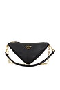 view 1 of 9 Prada Triangle Shoulder Bag in Black