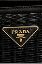 view 5 of 8 Prada Wicker Basket Bag in Black
