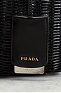 view 6 of 8 Prada Wicker Basket Bag in Black