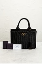 view 8 of 8 Prada Wicker Basket Bag in Black