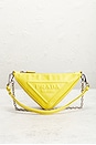 view 2 of 7 Prada Mini Triangle Shoulder Bag in Yellow
