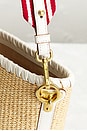 view 7 of 9 Prada Raffia Bucket Bag in Beige