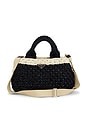 view 1 of 10 Prada Raffia Convertible Tote Bag in Black