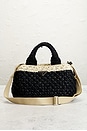 view 2 of 10 Prada Raffia Convertible Tote Bag in Black