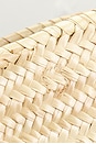 view 8 of 9 Prada Palmitto Vitello Basket Tote Bag in Beige