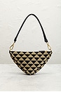 view 3 of 7 Prada Triangle Mini Shoulder Bag in Beige
