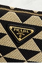 view 6 of 7 Prada Triangle Mini Shoulder Bag in Beige