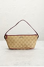view 2 of 9 Gucci GG Boat Pochette Shoulder Bag in Beige