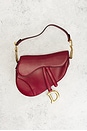 view 2 of 9 Dior Saddle Bag in Wine Red