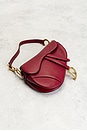 view 4 of 9 Dior Saddle Bag in Wine Red