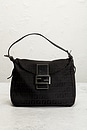 view 2 of 9 Fendi Zucchino Mama Baguette Shoulder Bag in Brown