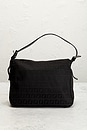 view 3 of 9 Fendi Zucchino Mama Baguette Shoulder Bag in Brown