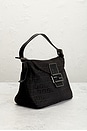 view 4 of 9 Fendi Zucchino Mama Baguette Shoulder Bag in Brown