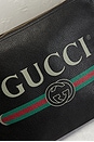 view 5 of 7 Gucci Logo Portfolio Clutch in Black