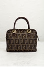 view 3 of 8 Fendi Zucca Handbag in Brown