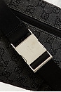 view 6 of 8 Gucci Denim Double Pocket Belt Bag in Grey