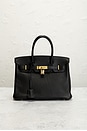 view 2 of 8 Hermes Togo Birkin 30 Retourne Handbag in Noir