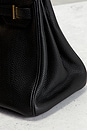 view 7 of 8 Hermes Togo Birkin 30 Retourne Handbag in Noir