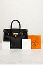view 8 of 8 Hermes Togo Birkin 30 Retourne Handbag in Noir