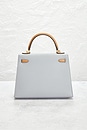 view 3 of 8 SAC À MAIN HERMES in Bleu Glacier & Biscuit