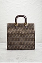 view 3 of 10 SAC FENDI in Brown