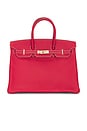 view 1 of 8 BOLSO HERMES in Rouge