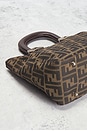 view 8 of 9 Fendi Zucca Handbag in Brown