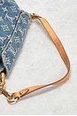 view 10 of 10 Louis Vuitton Monogram Denim Mini Pleaty Shoulder Bag in Blue
