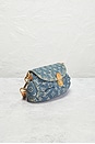 view 4 of 10 Louis Vuitton Monogram Denim Mini Pleaty Shoulder Bag in Blue