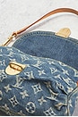 view 7 of 10 Louis Vuitton Monogram Denim Mini Pleaty Shoulder Bag in Blue