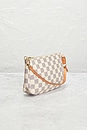 view 4 of 9 Louis Vuitton Damier Azur Pochette Accessoires Shoulder Bag in White