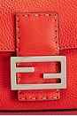 view 6 of 9 Fendi Selleria Baguette Shoulder Bag in Red