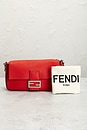 view 9 of 9 Fendi Selleria Baguette Shoulder Bag in Red