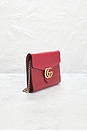 view 4 of 9 Gucci GG Marmont Wallet On Chain in Red