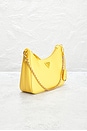 view 4 of 10 Prada Saffiano Re-Edition 2005 Shoulder Bag in Yellow