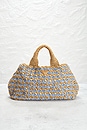 view 2 of 10 Prada Raffia Tote Bag in Blue