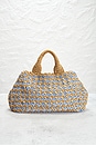 view 3 of 10 Prada Raffia Tote Bag in Blue