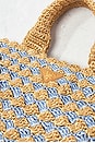 view 5 of 10 Prada Raffia Tote Bag in Blue