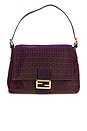 view 1 of 8 Fendi Zucchino Mama Baguette Shoulder Bag in Purple