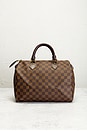 view 3 of 8 Louis Vuitton Damier Ebene Speedy 30 Handbag in Brown